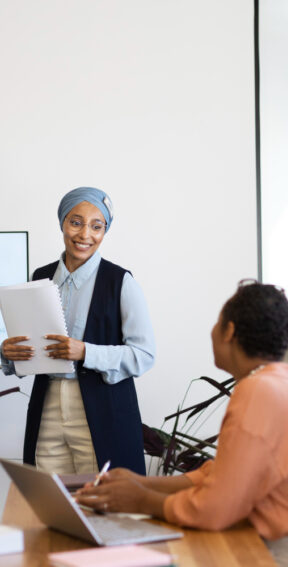 female-trainers-office-job-prepare-session-with-new-employee